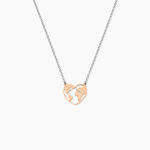 Collier Argent Bicolore Toyo - Colliers fantaisie Femme | Histoire d&rsquo;Or