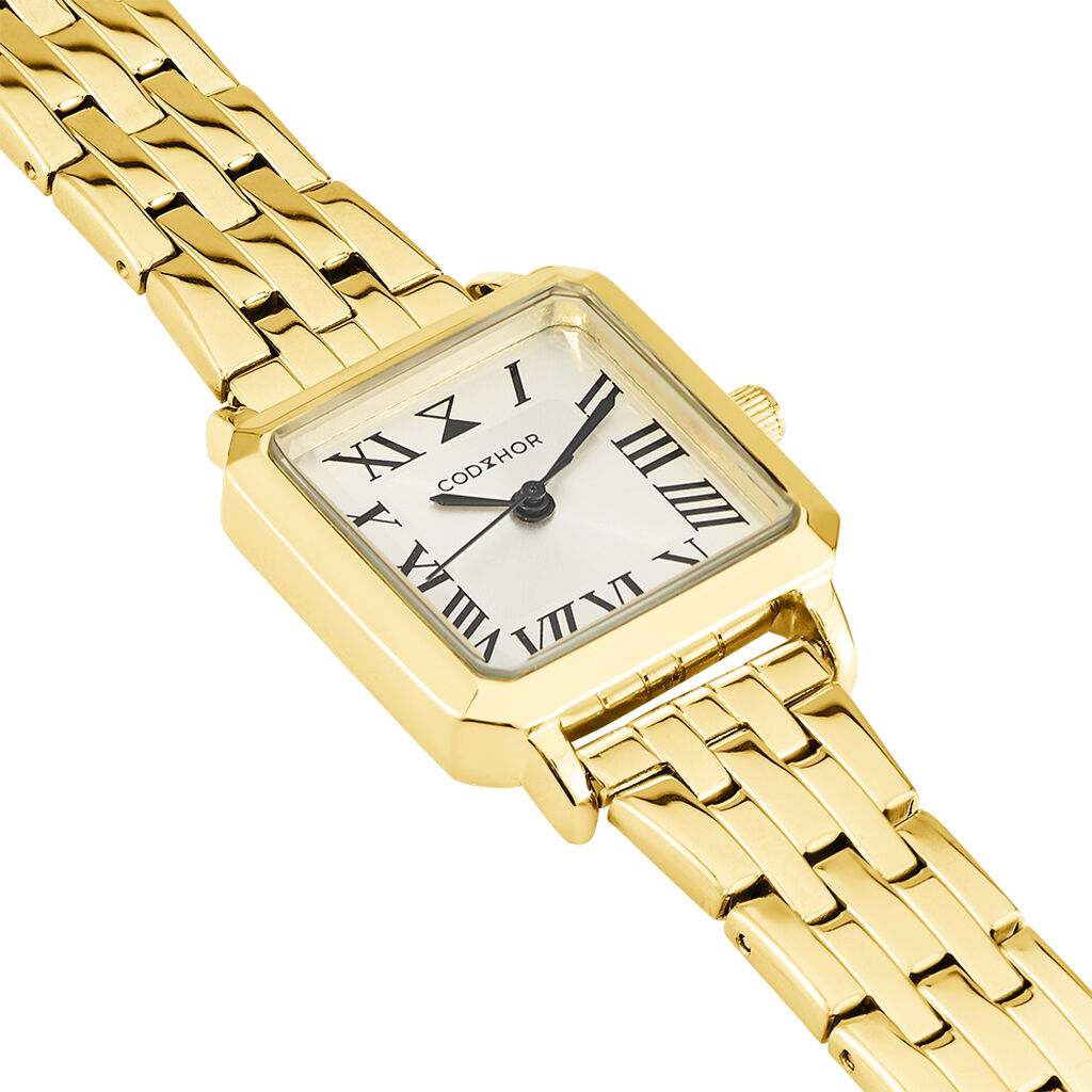 Montre Codhor Carmelle Blanc - Montres Femme | Histoire d&rsquo;Or