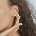Boucles D'oreilles Puces Cyprian Argent Blanc Oxyde - Boucles d'Oreilles Papillon Femme | Histoire d’Or