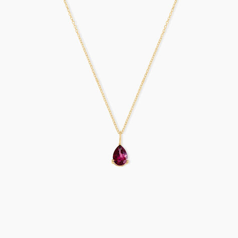 Collier Rhodolite Fever Or Jaune Rhodolite - Colliers Femme | Histoire d&rsquo;Or