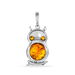 Pendentif Argent Blanc Benoite Ambre - Pendentifs Femme | Histoire d’Or