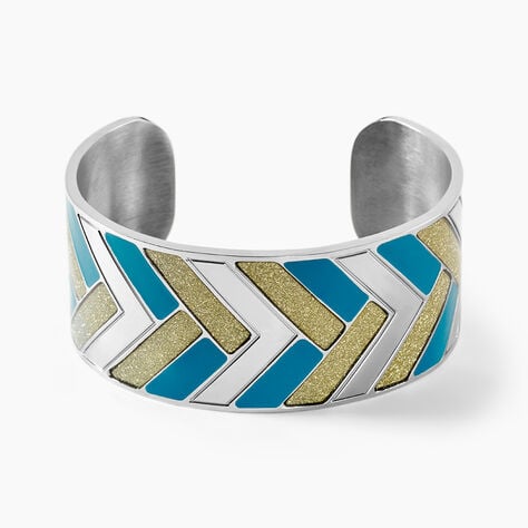 Bracelet Jonc Imagine Charlene Acier Blanc - Bracelets joncs Femme | Histoire d&rsquo;Or