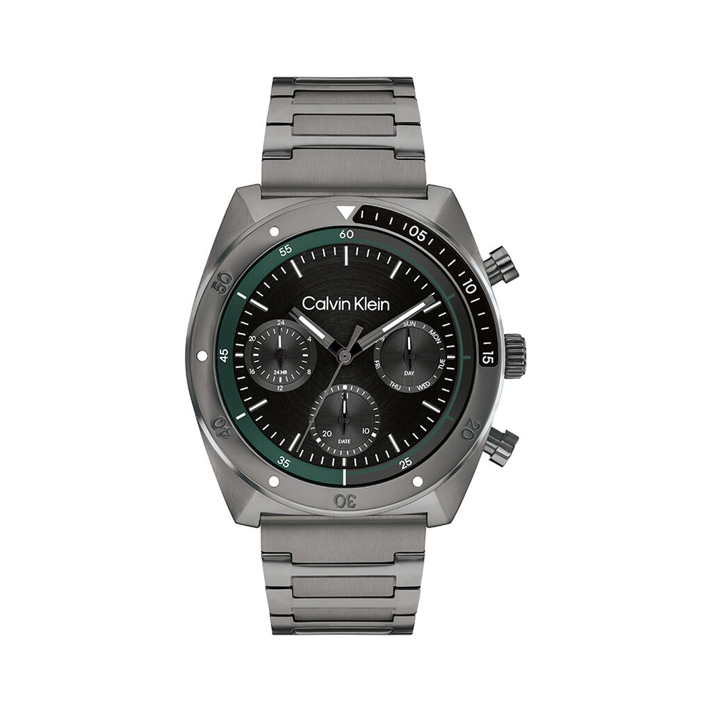 Montre Calvin Klein Ck Flex Multifonctions Noir - Montres Homme | Histoire d&rsquo;Or