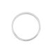 Alliance Twiggy Demi Jonc Classique Argent Blanc - Alliances Famille | Histoire d’Or