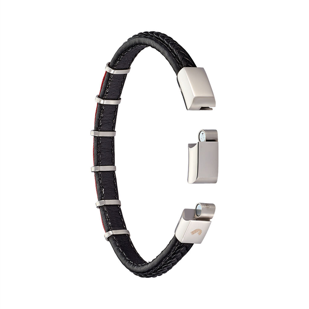 Bracelet Jourdan Kessel Acier Blanc - Bracelets Homme | Histoire d’Or