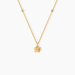 Collier Sakura Love Argent Dor&eacute; A L'Or 750/1000 Oxyde De Zirconium - F&ecirc;te des m&egrave;res Femme | Histoire d&rsquo;Or