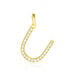 Pendentif Lettre U Or Jaune Oxyde - Pendentifs Famille | Histoire d’Or