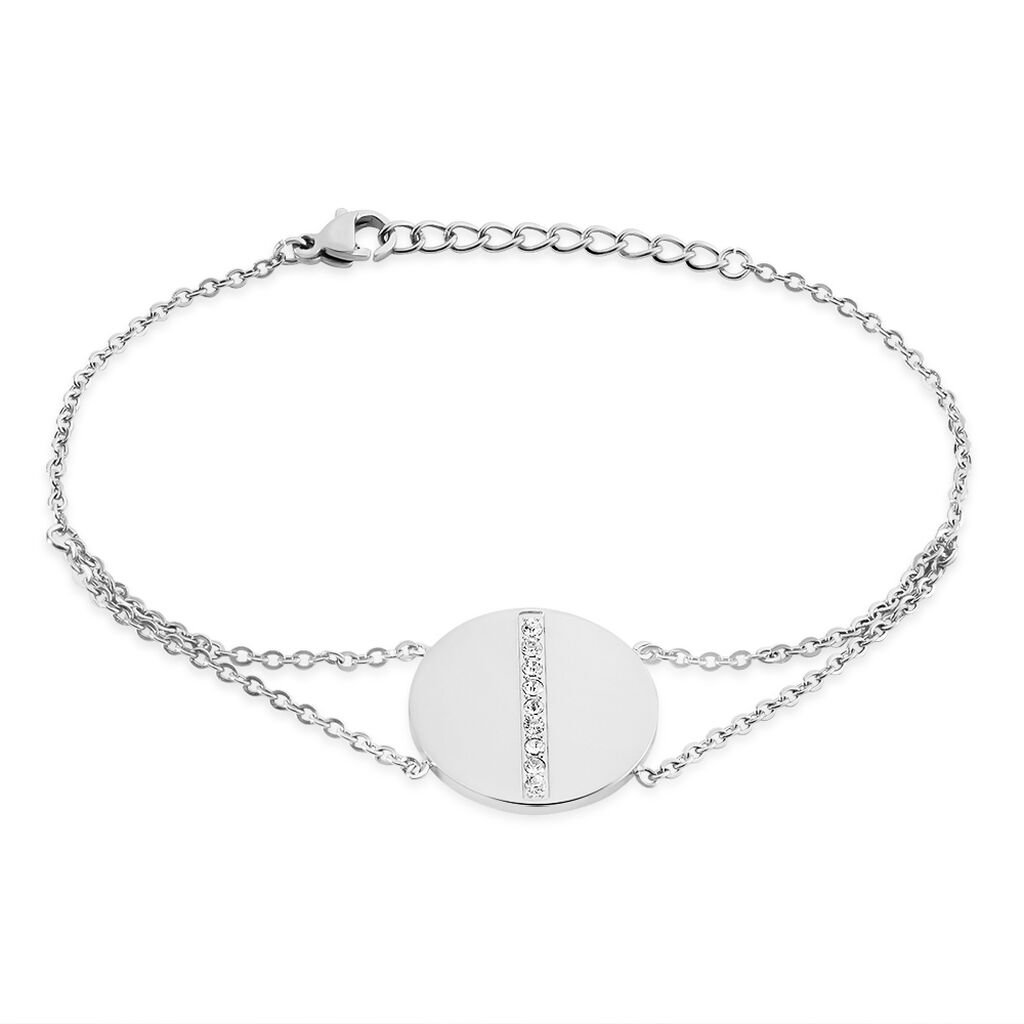 Bracelet Acier Sabina Strass - Bracelets Femme | Histoire d’Or