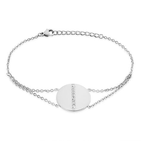 Bracelet Acier Sabina Strass - Bracelets Femme | Histoire d’Or