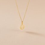 Pendentif Crystin Or Jaune - Pendentifs Bapt&ecirc;me Famille | Histoire d&rsquo;Or