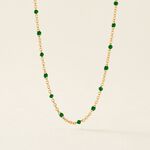 Collier Argent Dore Polka - Bijoux sans pierre Femme | Histoire d&rsquo;Or