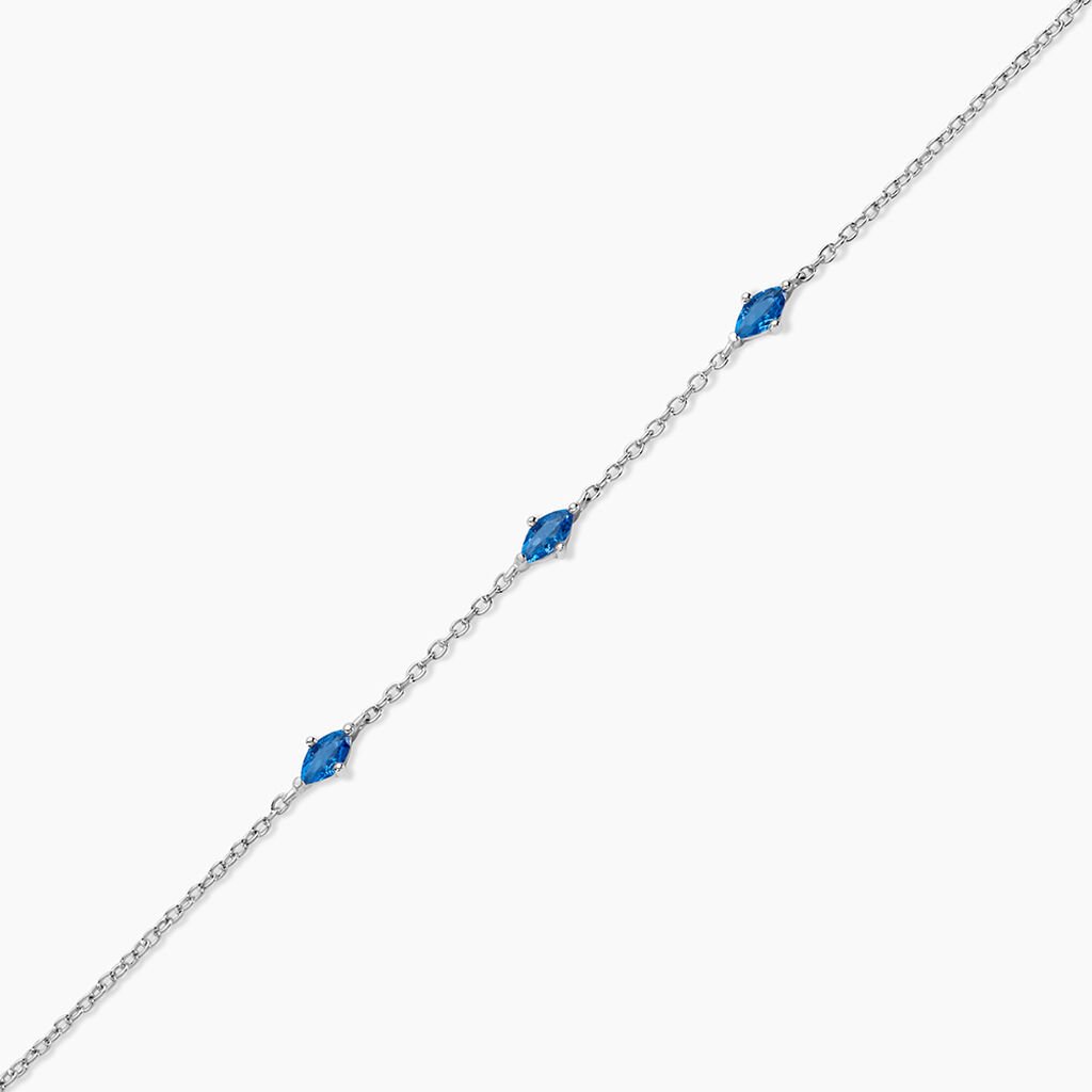 Bracelet Borya Argent Blanc Oxyde De Zirconium - Bracelets Femme | Histoire d&rsquo;Or