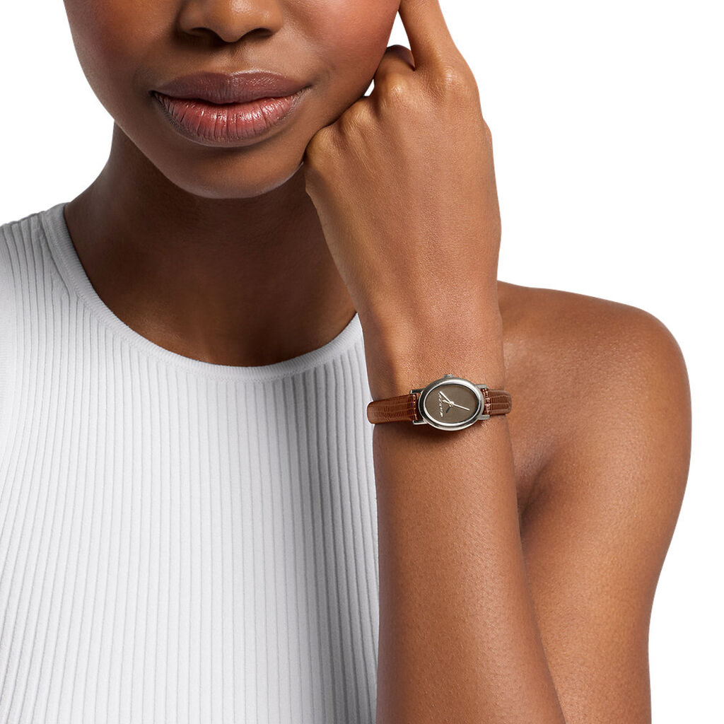 Montre Michael Kors Maude Marron - Montres Femme | Histoire d&rsquo;Or