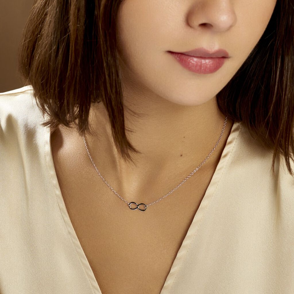 Collier Helsa Argent Blanc - Colliers fantaisie Femme | Histoire d’Or
