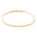 Bracelet Messaline Plaqué Or Jaune - Bracelets chaîne Femme | Histoire d’Or