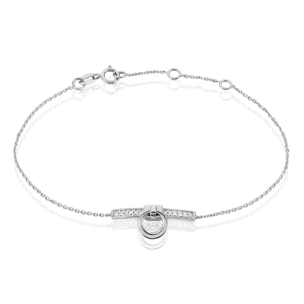 Bracelet Molly Or Blanc Diamant - Bracelets Femme | Histoire d&rsquo;Or