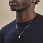 Pendentif Faye Or Blanc Oxyde De Zirconium - Pendentifs Bapt&ecirc;me Famille | Histoire d&rsquo;Or