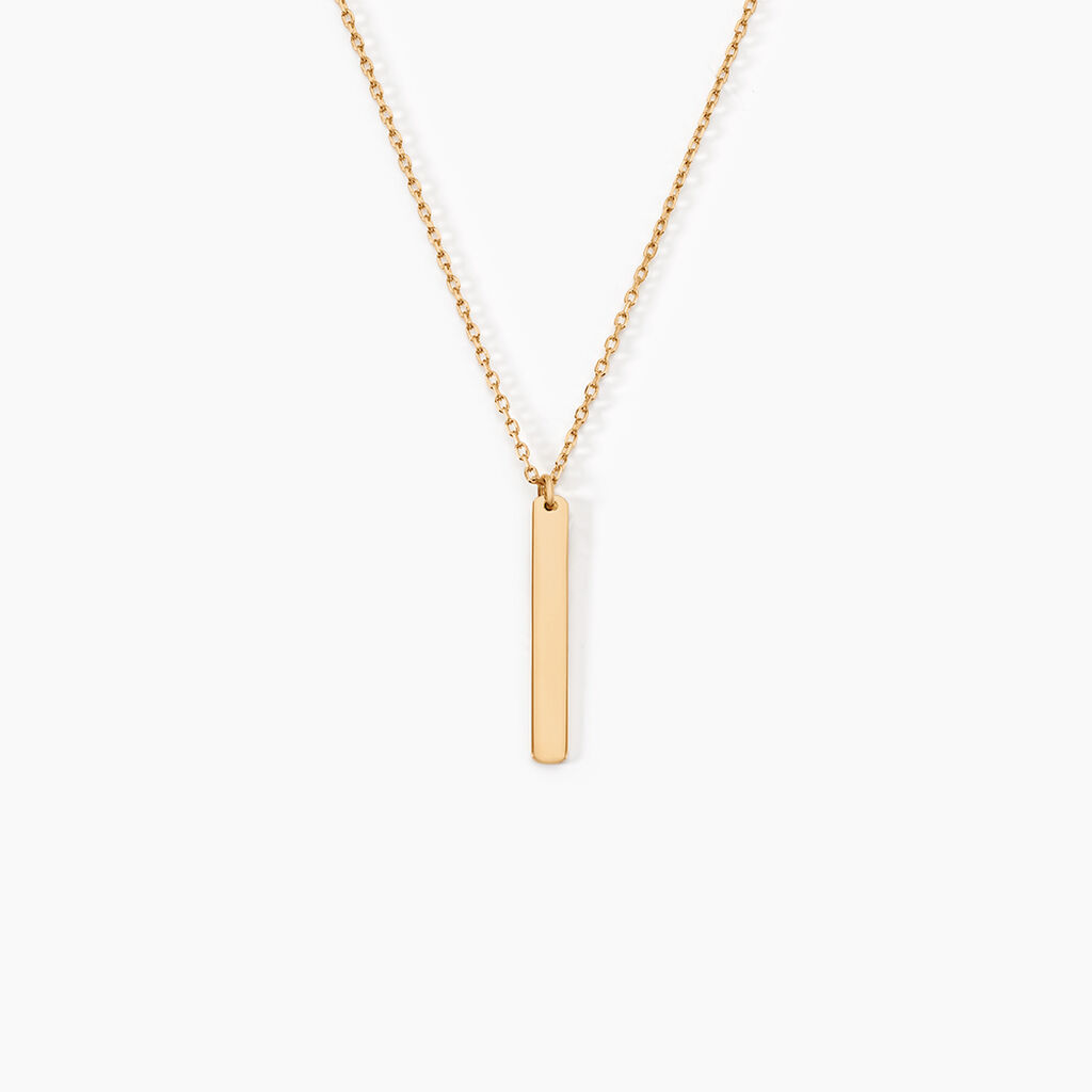 Collier Plaqu&eacute; Or Jaune Bobby - Bijoux sans pierre Homme | Histoire d&rsquo;Or