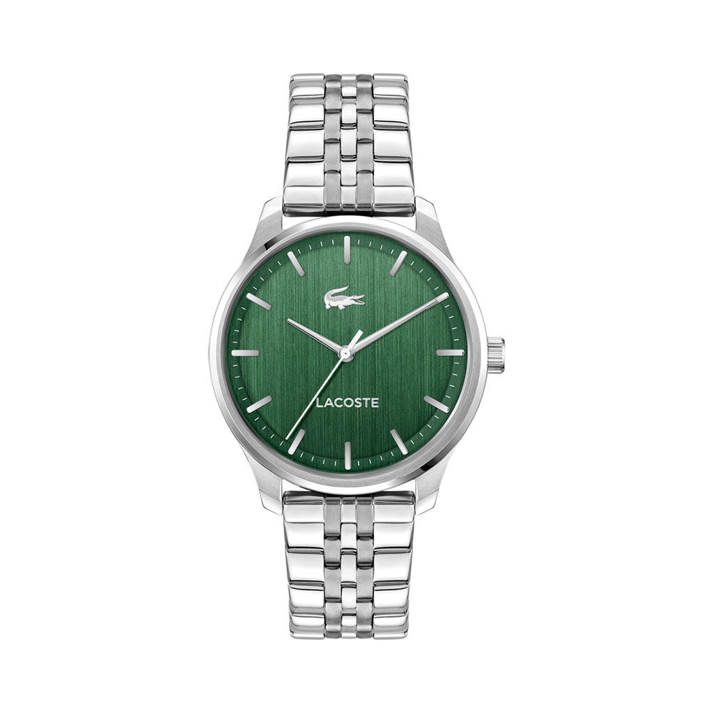 Montre Lacoste Lisbon Vert - F&ecirc;te des p&egrave;res Homme | Histoire d&rsquo;Or