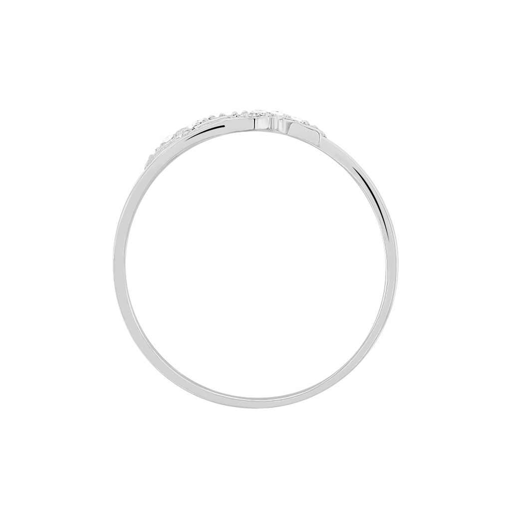 Bague Danilana Or Blanc Diamant - Bagues avec pierre Femme | Histoire d’Or