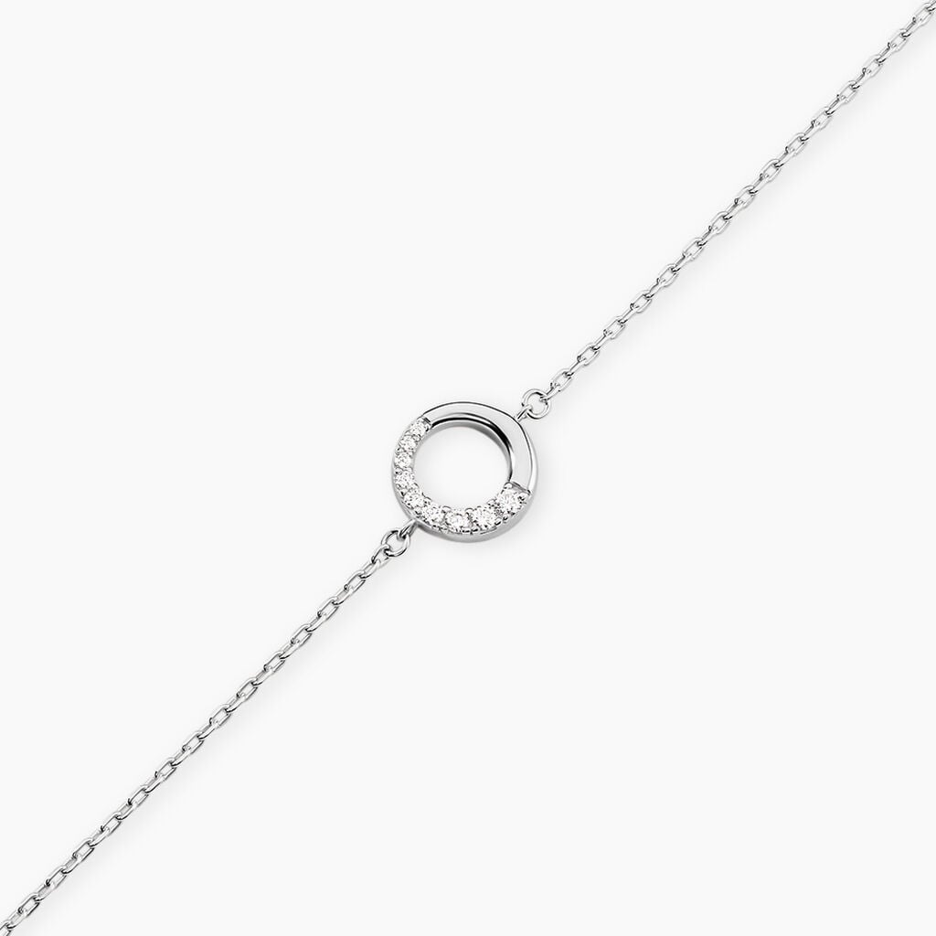 Bracelet Katrina Argent Blanc Oxyde De Zirconium - Bracelets Femme | Histoire d&rsquo;Or