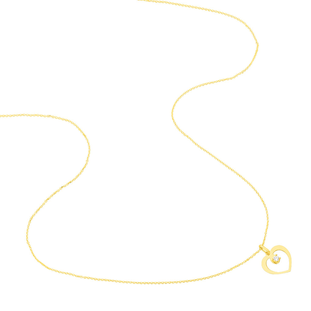 Collier Rohanna Or Jaune Oxyde De Zirconium - Colliers Femme | Histoire d&rsquo;Or