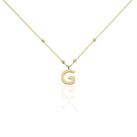Collier Plaqué Or Jaune Lettra - Colliers fantaisie Femme | Histoire d’Or