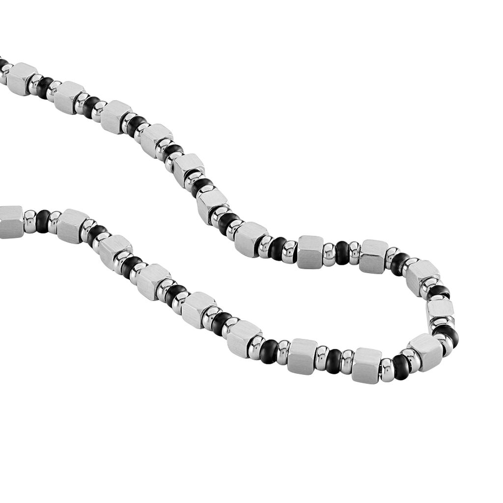 Collier Ephrem Acier Bicolore - Colliers fantaisie Homme | Histoire d’Or