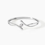 Bague Or Blanc Aatto Diamants - Bagues avec pierre Femme | Histoire d&rsquo;Or