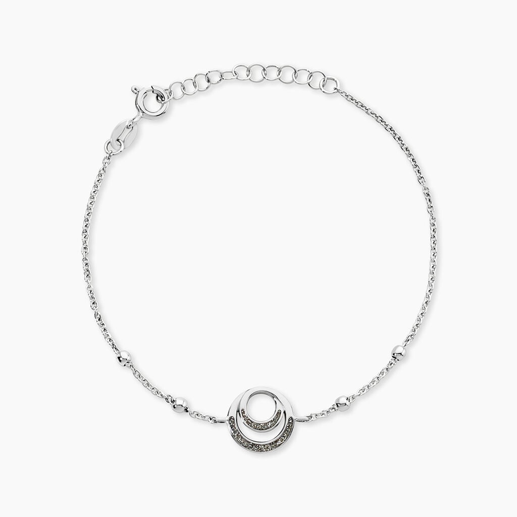 Bracelet Argent Vibien Glitter - Bracelets Femme | Histoire d&rsquo;Or