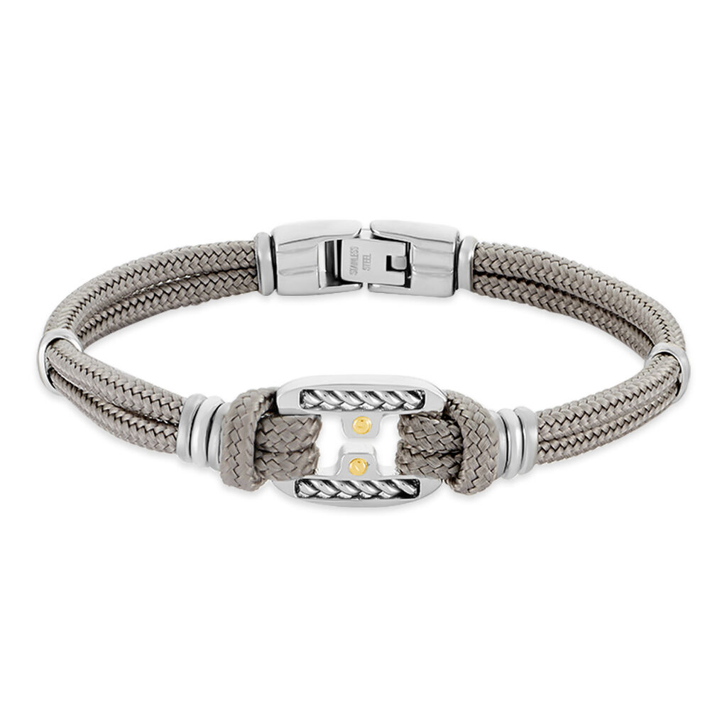 Bracelet Maho Acier Bicolore - Bracelets Homme | Histoire d’Or