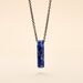 Collier Jourdan Acier Noir Sodalite - Colliers Homme | Histoire d’Or