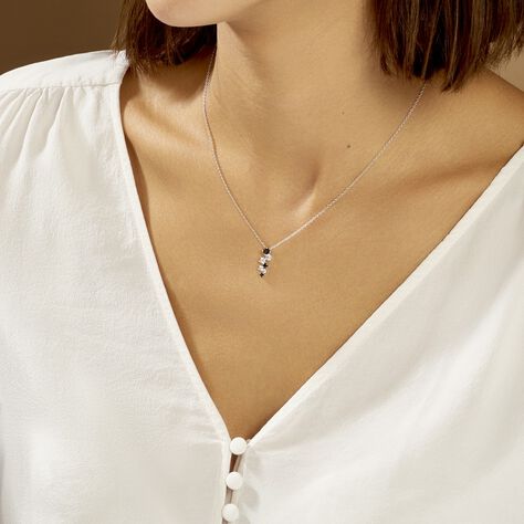 Collier Gaya Argent Blanc Oxyde De Zirconium - Colliers fantaisie Femme | Histoire d’Or