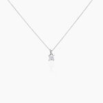 Collier Argent Blanc Jenah Oxyde De Zirconium - Colliers fantaisie Femme | Histoire d&rsquo;Or