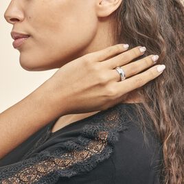 Bague Vianca Or Blanc Diamant - Bagues avec pierre Femme | Histoire d’Or