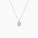 Collier Yahya Argent Blanc - Colliers fantaisie Femme | Histoire d’Or