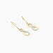 Boucles D'oreilles Pendantes Infino Or Jaune Diamant - Boucles d'oreilles pendantes Femme | Histoire d’Or