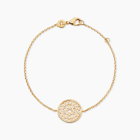 Bracelet Celso Plaqu&eacute; Or Jaune - Bracelets Femme | Histoire d&rsquo;Or