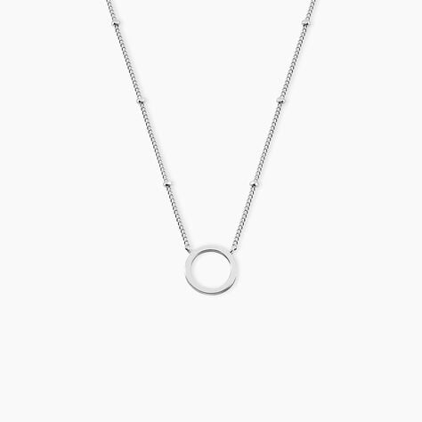 Collier Argent Blanc Cari - Colliers fantaisie Femme | Histoire d&rsquo;Or