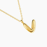 Collier Feliciane Acier Dor&eacute; - Colliers fantaisie Femme | Histoire d&rsquo;Or