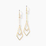 Boucles D'oreilles Pendantes Swanny Or Jaune - Boucles d'oreilles pendantes Femme | Histoire d&rsquo;Or