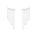 Boucles D'oreilles Pendantes Cainan Argent Blanc Oxyde De Zirconium - Boucles d'oreilles fantaisie Femme | Histoire d’Or