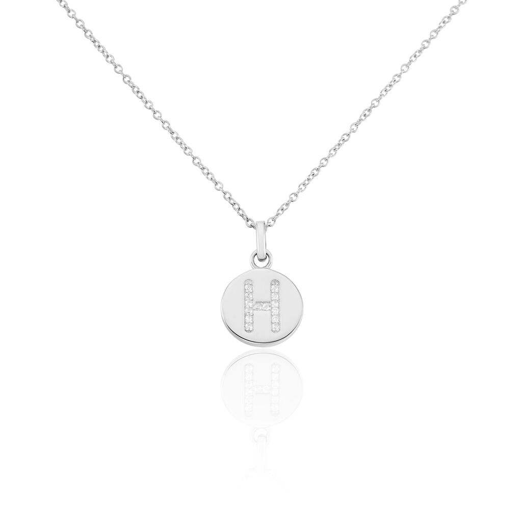 Collier Argent Eugenien Oxydes De Zirconium