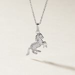 Pendentif Amelot Argent Blanc Oxyde De Zirconium - Pendentifs Femme | Histoire d&rsquo;Or