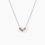 Collier Argent Bicolore Wilmart - Colliers fantaisie Femme | Histoire d&rsquo;Or