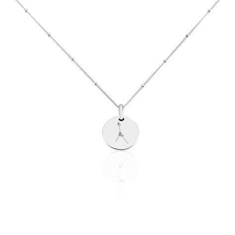 Collier Astr Argent Oxydes De Zirconium - Colliers Zodiaque Femme | Histoire d’Or