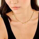 Collier Eva Acier Jaune - Colliers fantaisie Femme | Histoire d&rsquo;Or