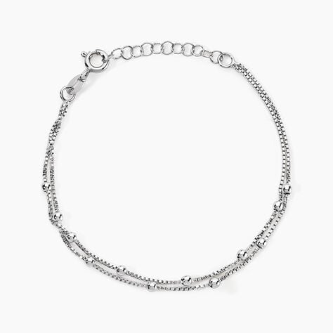 Bracelet Tounes Argent Blanc - Bijoux sans pierre Femme | Histoire d&rsquo;Or