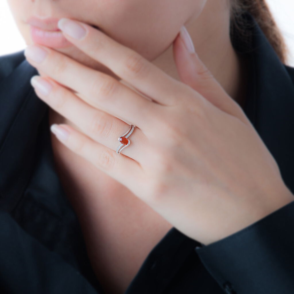Bague Anja Or Jaune Amethyste Et Diamant - Bagues solitaires Femme | Histoire d’Or