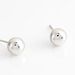 Boucles D'oreilles Puces Virgie Argent Blanc - Boucles d'oreilles fantaisie Femme | Histoire d’Or